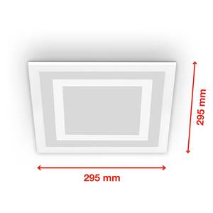 Deckenleuchte Framelight I Polycarbonat / Eisen - 1-flammig