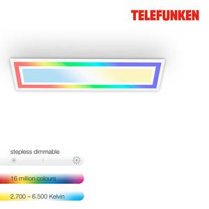 Deckenleuchte Framelight III Polycarbonat / Eisen - 1-flammig