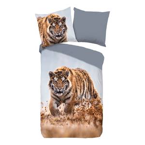 Beddengoed Tiger katoen - meerdere kleuren - 155x200cm + kussen 80x80cm