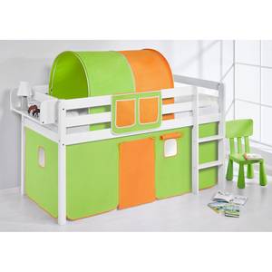 Lit mezzanine Jelle Colours Vert / Orange - 90 x 190cm - Avec échelle