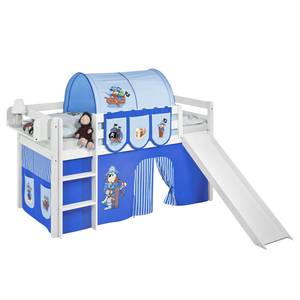 Lit mezzanine Jelle Pirate Bleu - 90 x 190cm - Avec toboggan