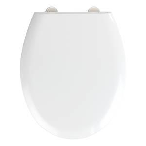 Siège WC Rieti Acier inoxydable - Blanc