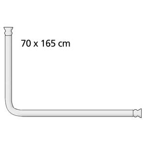 Winkelstange Universal Aluminium / ABS-Kunststoff - Weiß