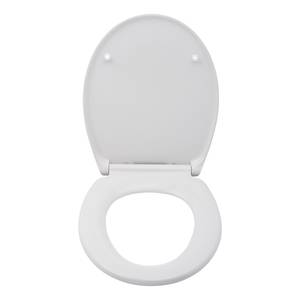 Premium WC-Sitz Cento Edelstahl - Weiß