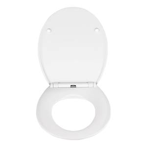 Premium WC-Sitz Mora Edelstahl - Weiß