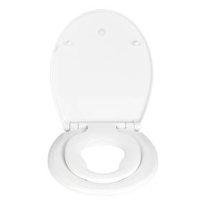 Siège WC Delos Family Acier inoxydable - Blanc