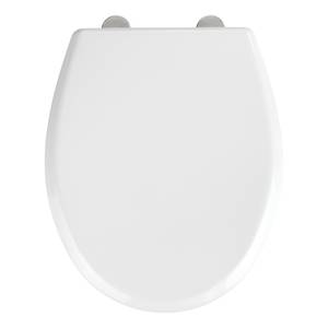 Tavoletta per WC Gubbio Acciaio inox - Bianco