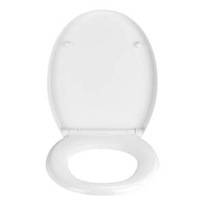 Premium WC-Sitz Birori Edelstahl - Weiß