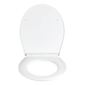 Premium WC-Sitz Orani Edelstahl / Polyester PVC - Weiß