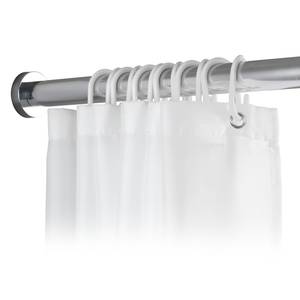 Barre de douche extensible Luz Acier inoxydable / Matière plastique ABS - Chrome - Largeur : 70 cm