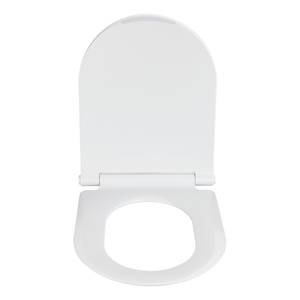 Premium WC-Sitz Nuoro Edelstahl / Polyester PVC - Weiß