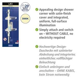 Mensola per doccia con LED Antik Policarbonato - Trasparente