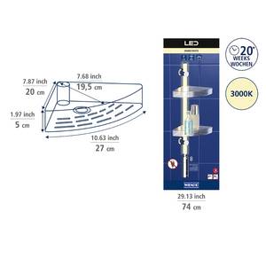 Mensola per doccia con LED Antik Policarbonato - Trasparente