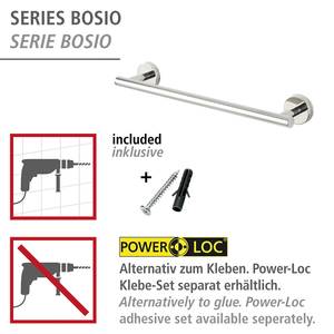 Porte-serviette Bosio Acier inoxydable - Argenté