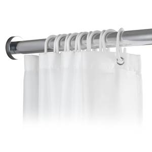 Barre de douche extensible Luz Acier inoxydable / Matière plastique ABS - Chrome - Largeur : 110 cm