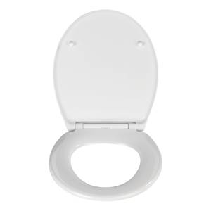 Siège WC premium Samos Acier inoxydable / Duroplast - Blanc