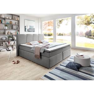 Lit boxspring Scarlett Gris - 180 x 200cm