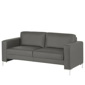 Sofa Lampone (3-Sitzer) Echtleder - Dunkelgrau