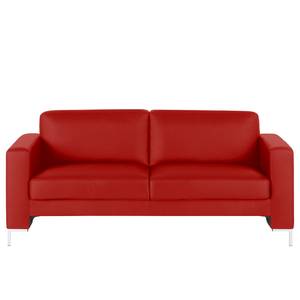 Sofa Lampone (3-Sitzer) Echtleder - Rot