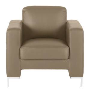 Fauteuil Lampone echt leer - Taupe