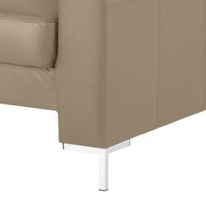 Fauteuil Lampone echt leer - Taupe