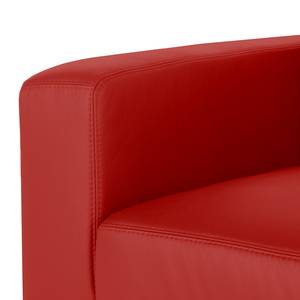 Sofa Lampone (2-Sitzer) Echtleder - Rot
