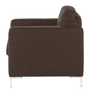 Fauteuil Lampone echt leer - Bruin