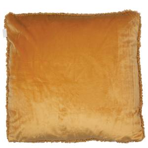 Housse de coussin Teddy Polyester - Jaune curry