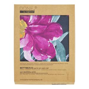 Parure de lit Peonies Coton - Multicolore - 155 x 220 cm + oreiller 80 x 80 cm