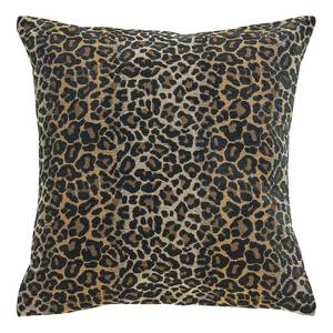 Housse de coussin Leopard Tissu - Marron / Beige - 45 x 45 cm