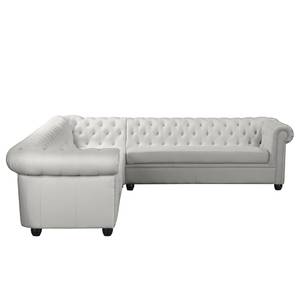 Ecksofa Denzel Webstoff Sogol: Lichtgrau - 265 x 265 cm - Gleichschenklig