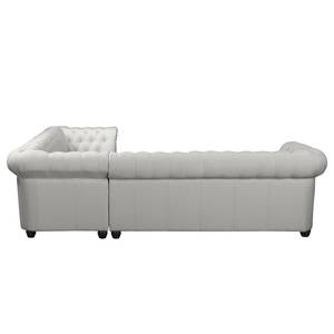 Ecksofa Denzel Webstoff Sogol: Lichtgrau - 265 x 265 cm - Gleichschenklig