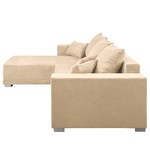 Ecksofa Desky Strukturstoff Asali: Beige