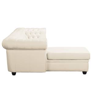 Ecksofa Dormir Webstoff Sogol: Creme - Breite: 265 cm - Ottomane davorstehend links