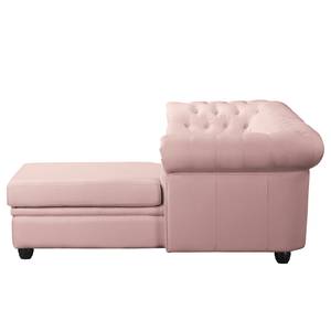 Ecksofa Dormir Webstoff Sogol: Mauve - Breite: 208 cm - Ottomane davorstehend rechts