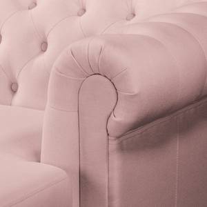 Ecksofa Dormir Webstoff Sogol: Mauve - Breite: 208 cm - Ottomane davorstehend rechts