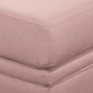 Ecksofa Dormir Webstoff Sogol: Mauve - Breite: 208 cm - Ottomane davorstehend rechts