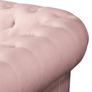 Ecksofa Dormir Webstoff Sogol: Mauve - Breite: 208 cm - Ottomane davorstehend rechts