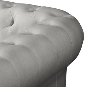 Ecksofa Denzel Webstoff Sogol: Rauchgrau - 265 x 208 cm - Ecke davorstehend links