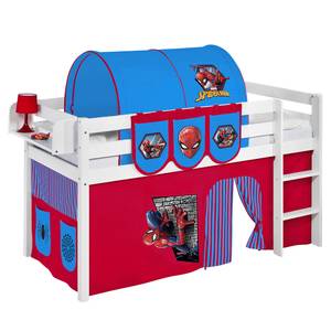 Hochbett Jelle Spiderman 90 x 200cm - Mit Leiter