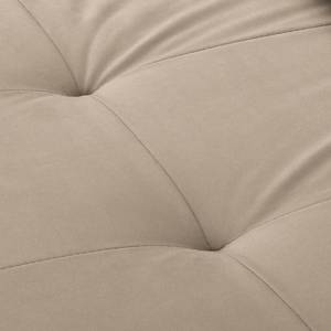 Ecksofa Dert Microfaser Jada: Taupe - Ottomane davorstehend links