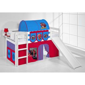 Hoogslaper Jelle Spiderman 90 x 190cm - Met ladder - Met glijbaan