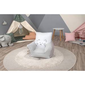 Kindersitzsack Katze Lilli Grau - Andere - Textil - 34 x 42 x 51 cm