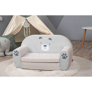 Divano per bambini Orso Paul Grigio - Altro - Tessile - 34 x 42 x 77 cm