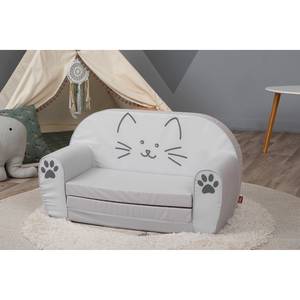 Kindersofa Katze Lilli Grau - Andere - Textil - 34 x 42 x 77 cm