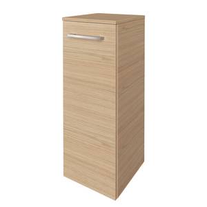 Lage kast B.Style Lichte eikenhouten look - Breedte: 30 cm - Scharnieren links