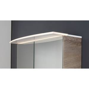 Spiegelschrank B.Style Inklusive Beleuchtung - Eiche Grau Dekor - Breite: 60 cm