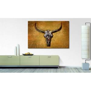 Canvas Texas Buffalo Tela / Legno massello di abete - Marrone / Nero