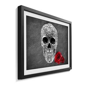 Quadro Dia De Los Muertos Legno massello di abete - Nero / Bianco