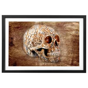 Quadro Laughing Death Legno massello di abete - Marrone